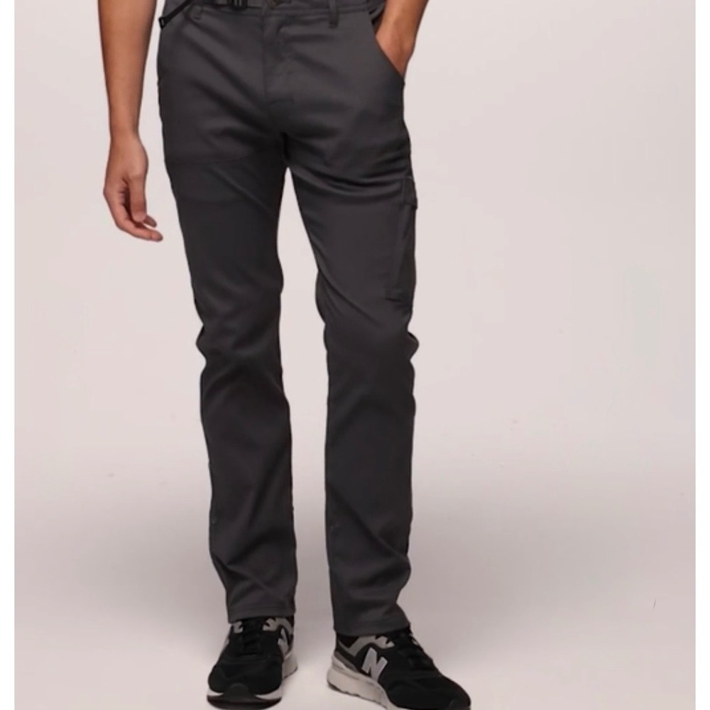 prAna Stretch Zion Convertible Hiking Pant Men's 36x30 Snap-Up Cargo Gorpcore